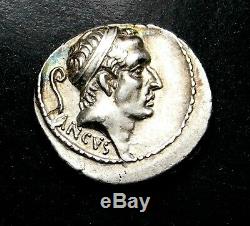 L. Marcius Philippus. Denier 56 Av. République Romaine Silver Coin