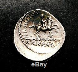 L. Marcius Philippus. Denier 56 Av. République Romaine Silver Coin