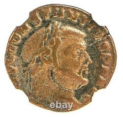 L’empereur Romain Antique Constantius Chlorus 1er Coin Ngc Certifié Au Avec L’histoire
