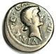 Lepidus And Octavian Ar Denarius Coin 42 Bc Certified Ngc Fine (certificat)