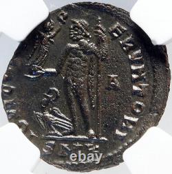 Licinius I Authentique Ancien 313ad Cyzicus Roman Coin Jupiter Eagle Ngc I82899
