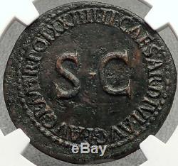 Livia Augustus Épouse 22ad Tiberius Rome, Monnaie Romaine Antique Ngc Certifié I66477