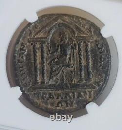 Lydia, Tralles Commode Ae34 Ngc Choice Vf Ancient Coin Rare! Romain