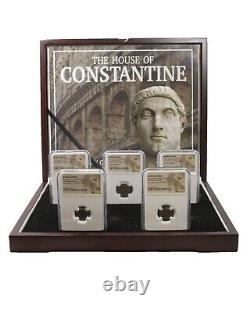 Maison De Constantine Boxed Collection De Cinq Anciennes Pièces Romaines En Lambbe De Ngc