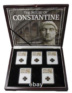 Maison de Constantin NGC VF Deluxe Constantin I et II Crispus Constantius Constans