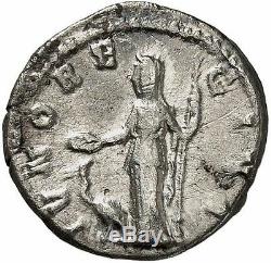 Manlia Scantilla Femme Didius Julianus 193ad Argent Authentique Romaine Monnaie Ngc Chvf