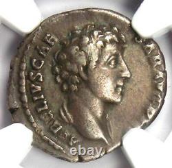 Marcus Aurèle Ar Denarius Silver Roman Coin 161-180 Ad Certifié Ngc Vf
