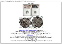 Maximinus I Thrax 236ad Rome Romaine Authentique Argent Ancienne Pièce De Monnaie Ngc Ms I68401