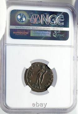 Maximinus II Daia Ancien Authentique 310ad Follis Roman Coin Genius Ngc I82915