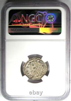 Maximus Ar Denarius Silver Roman Coin 235-238 Ad Certifié Ngc Choice Xf (ef)