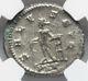 Ngc Au César Gallien 253-268 Apr. J.-c., Empire Romain Rome Bi Double Denarius Coin