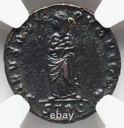NGC AU Fausta Épouse de Constantin Ier le Grand AD 324-326 Bi Nummus Pièce Empire Romain