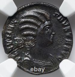 NGC AU Fausta, épouse de Constantin Ier le Grand, pièce de monnaie Bi Nummus de l'Empire romain, 324-326 apr. J.-C.