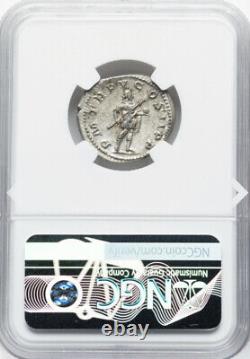 NGC AU Gordian III 238-244 AD Caesar Empire romain AR Double Denarius pièce d'argent.