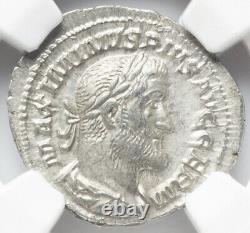 NGC AU Maximinus I Thrax 235-238 AD, Empire romain, pièce de monnaie AR Denarius, LUXUEUX