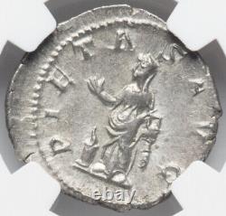 NGC AU Otacilia Severa 244-249, Épouse de Philippe Ier l'Arabe, Empire romain, Denier de monnaie.