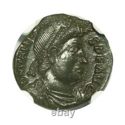 NGC (AU) Romain AE3 de Valens (AD 364-378) Pièce de monnaie nummus certifiée NGC Ancients