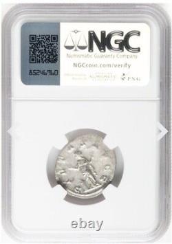 NGC AU Trébonien Gallus 251-253 après JC Pièce en double denier en argent de l'Empire romain