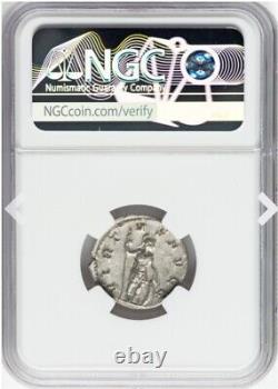 NGC CH AU Volusian 251-253 après J.-C. Empire romain César AR Double Denier pièce d'argent