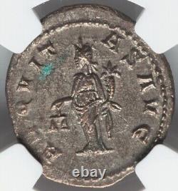 NGC Ch AU Claudius II 268-270 AD Empire romain Bi Denarius Coin RARE LEFT FACING 
	

 <br/>	 <br/>(Note: 'NGC Ch AU' refers to the coin's grade and certification by Numismatic Guaranty Corporation, and '268-270 AD' refers to the reign of Emperor Claudius II in the Roman Empire.)