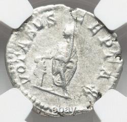 NGC Ch VF Caracalla 198-217 AD Empire romain César Rome Denier Pièce de monnaie de haute qualité