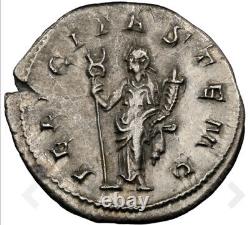 NGC Ch VF Empire romain César Philippe Ier Arabe 244-249 Double denier pièce de monnaie de Rome
