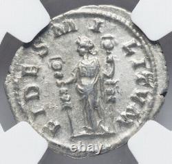 NGC Ch XF Maximinus I 235-238 AD, Mince de Denier de César de l'Empire Romain, HAUTE QUALITÉ