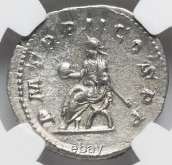 NGC Ch XF Philippe l'Arabe 244-249, Empire romain, AR Double Denier pièce de Rome