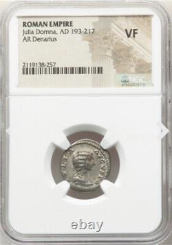 NGC VF Julia Domna 193-217 Épouse de S. Severus Empire romain, MÈRE ALLAITANTE