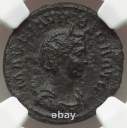 NGC VF Magnia Urbica Empire romain, épouse de l'empereur Carin, pièce de 283-285 apr. J.-C. RARE