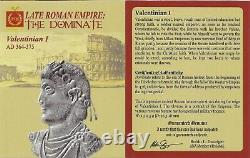 NGC (VF) Roman AE3 de Valentinien I (364-375 ap. J.-C.) Pièce certifiée NGC Ancients