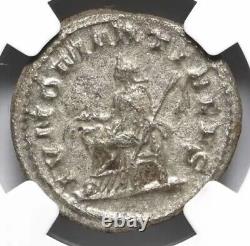 NGC VF Trèb Gallus 251-253 ap. J.-C., Empire romain Rome AR Double Denarius pièce d'argent