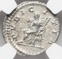 NGC XF Julia Maesa 218-224, Pièce de monnaie de denier du Grand-mère d'Elagabalus de l'Empire romain