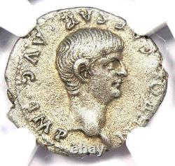 Nero Ar Denarius Argent Pièce Romaine 54-68 Ad Ngc Choice Xf (ef) Avec Un Style Fin