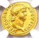 Nero Av Aureus Gold Ancient Roman Coin 54-68 Ad Certifié Ngc Choice Vf