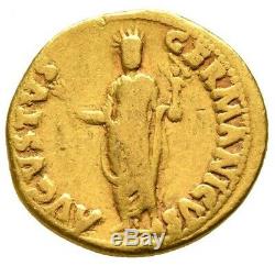 Nero (ad 54-68) Or Av Roman Pièce Aureus Colossus 46 Ngc Certifié Ric
