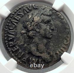 Nerva 97ad Rome Authentic Ancient Certified Ngc Ch Vf Roman Coin Fortuna I60234