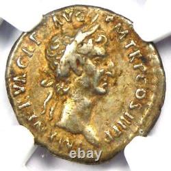 Nerva Ar Denarius Silver Roman Coin 96-98 Ad Certifié Ngc Choice Vf