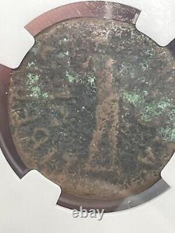 Ngc Ancien Claudius Roman Imperial Coin Ae As 41-54 Ad En Très Bon État