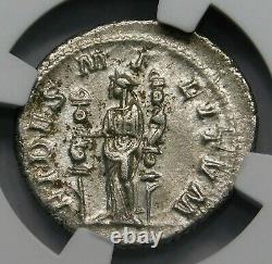 Ngc Au. Maximinus I (235-238 Ad) Exquis Denarius. Pièce D'argent Romaine Ancienne
