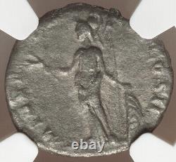 Ngc Ch Vf 195-197 Ad Clodius Albinus Empire Romain Ar Denarius Rare Pièce D'argent