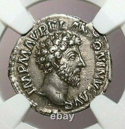 Ngc Ch Xf Roman Coins Marcus Aurelius, Ad 161-180. Ar Denarius. Max/026