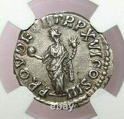 Ngc Ch Xf Roman Coins Marcus Aurelius, Ad 161-180. Ar Denarius. Max/026