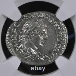 Ngc Empire Romain Ad 218 222 Elagabalus Ar Denarius Silver Coin Ch Au