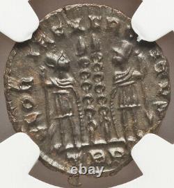 Ngc Ms Constantine I Le Grand Empire Romain 307-337 Ad Bi Nummus Coin, Top Pop