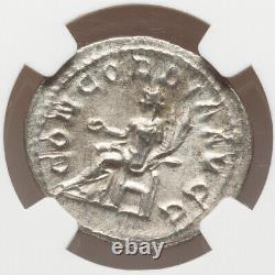 Ngc Ms Roman Empire Otacilia Severa 244-249 Ad Ar Double-denarius Silver Coin