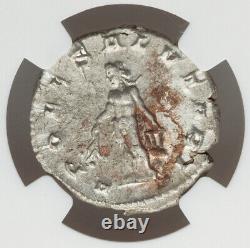 Ngc Ms Roman Empire Treb Gallus 251-153 Ad Ar Double-denarius Argent Pièce