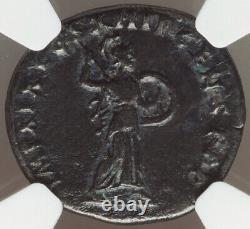 Ngc Vf Domitian 81-96 Ad Empire Romain Caesar Ar Denarius Silver Coin, Toned
