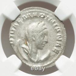 Ngc Xf Empire Romain Mariniana Ad 253 Valérie Peacock Denarius Silver Coin