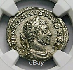 Ngc Xf. Héliogabale. Excellente Denier, Struck Ad 218-222. Roman Silver Coin